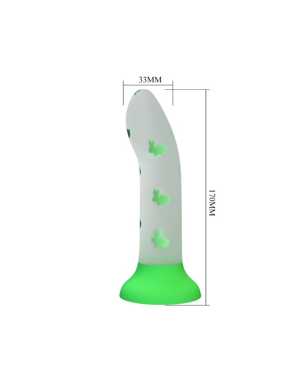 PRETTY LOVE - DILDO MÁGICO NIGHTFALL SEM VIBRAÇÃO VERDE LUMINOSO PRETTY LOVE - DILDO MÁGICO NIGHTFALL SEM VIBRAÇÃO VERDE LUMINOSO