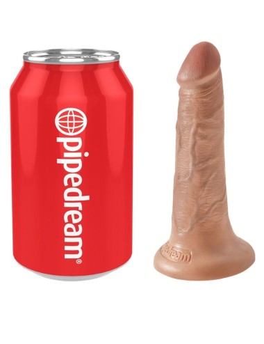 KING COCK - PÊNIS REALÍSTICO 12 CM CARAMELO