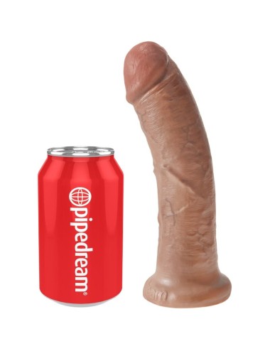 KING COCK - PÊNIS REALÍSTICO 19.5 CM CARAMELO