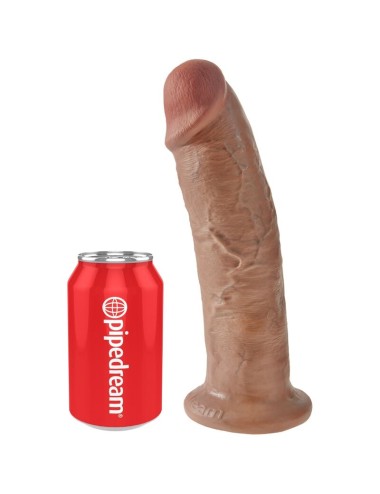 KING COCK - PÊNIS REALÍSTICO 24 CM CARAMELO