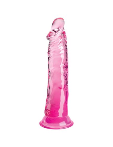 KING COCK - CLEAR PÊNIS REALÍSTICO 19.7 CM ROSA