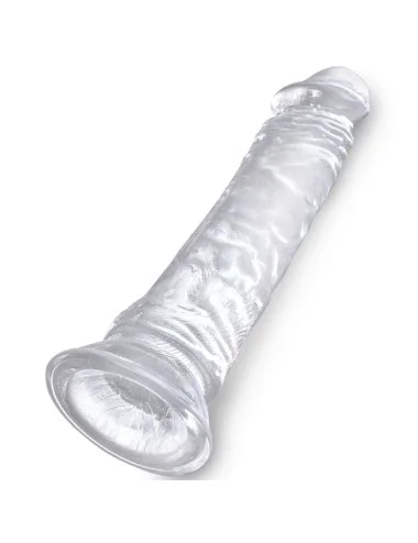 KING COCK - PÊNIS REALISTA CLARO 19.7 CM TRANSPARENTE