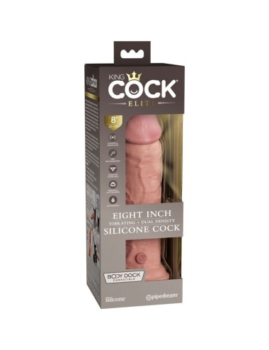KING COCK - ELITE VIBRADOR REALÍSTICO E SILICONE 20.3 CM