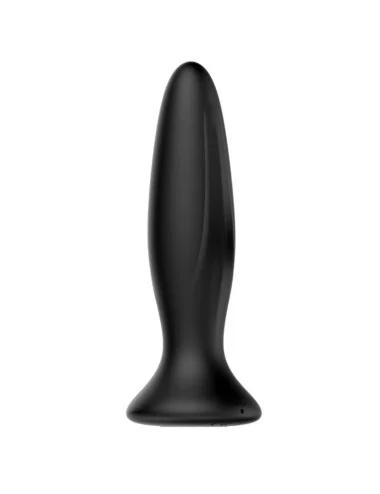 MR PLAY - PLUG ANAL VIBRADOR PRETO RECARREGVEL