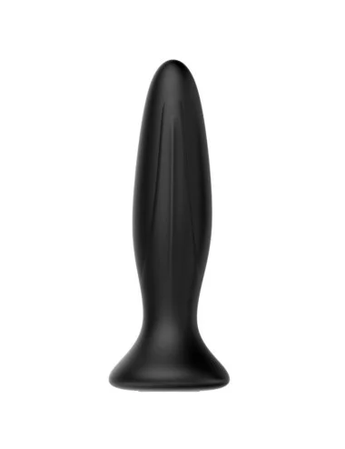 MR PLAY - PLUG ANAL VIBRADOR PRETO RECARREGVEL