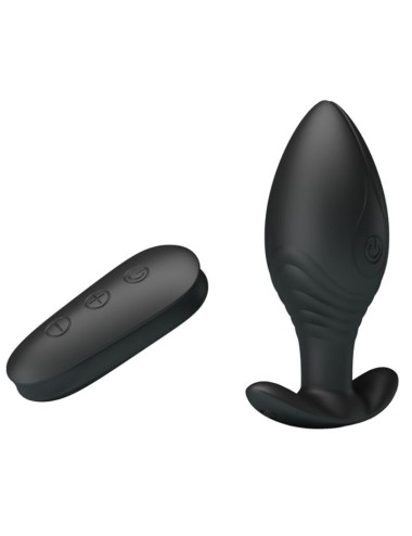 PRETTY LOVE - VIBRADOR RECARREGVEL REGINA ANAL PLUG PRETO