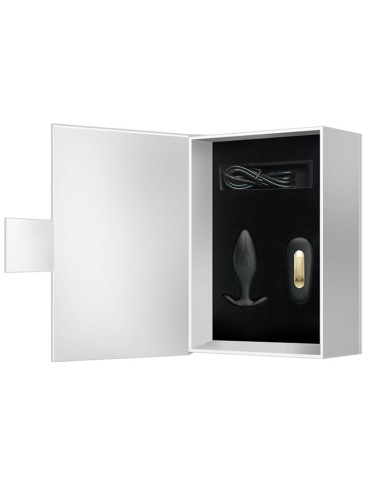 PRETTY LOVE - VIBRADOR RECARREGVEL REGINA ANAL PLUG PRETO