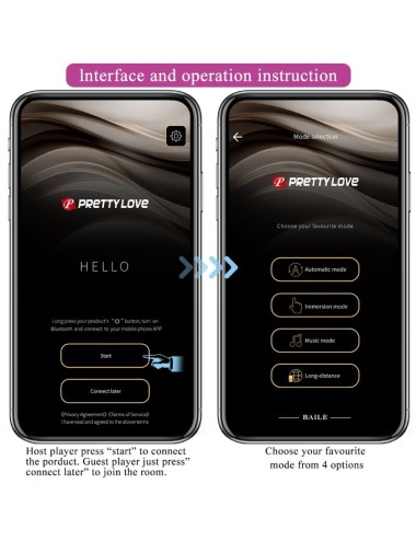 PRETTY LOVE - PLUG ANAL CONTROLADO POR APLICATIVO JEFFERSON PRETO