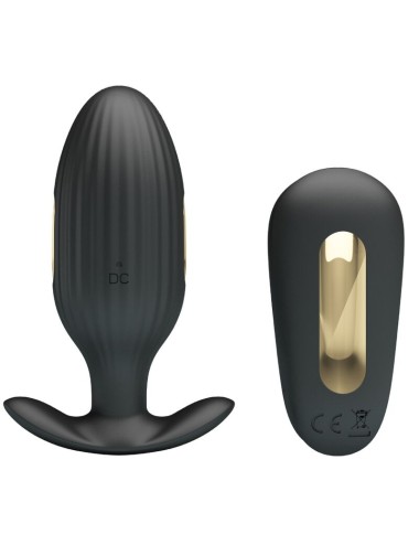 PRETTY LOVE - VIBRADOR RECARREGVEL ANAL KELLY PLUG PRETO