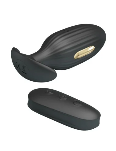 PRETTY LOVE - VIBRADOR RECARREGVEL ANAL KELLY PLUG PRETO
