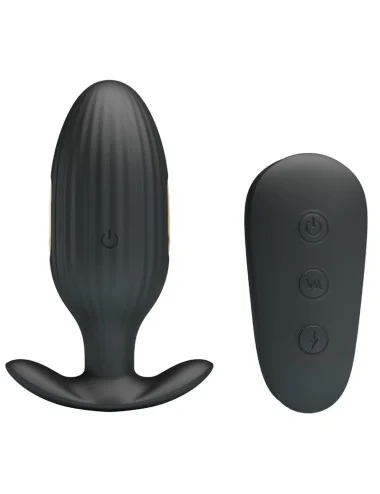 PRETTY LOVE - VIBRADOR RECARREGVEL ANAL KELLY PLUG PRETO