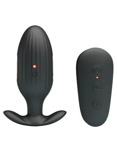 PRETTY LOVE - VIBRADOR RECARREGVEL ANAL KELLY PLUG PRETO