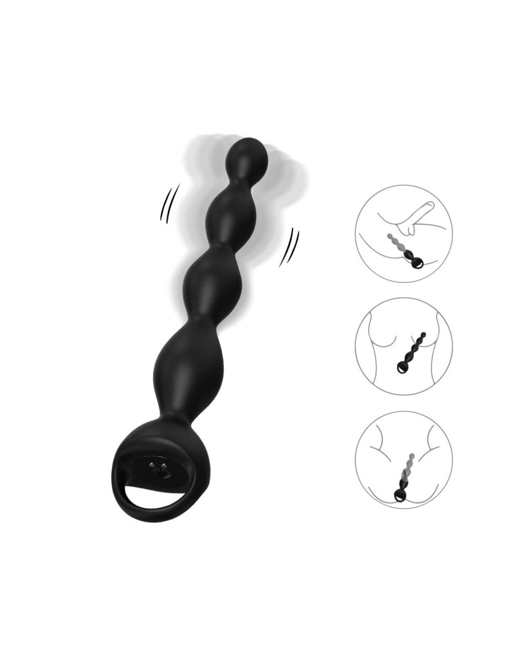 ARMONY - PLUG ANAL DE DEDO VIBRADOR PRETO ARMONY - PLUG ANAL DE DEDO VIBRADOR PRETO