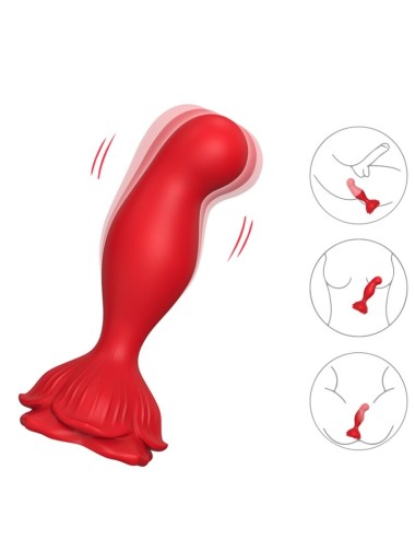 ARMONY - VIBRADOR ROSA E PLUG ANAL CONTROLE REMOTO VERMELHO