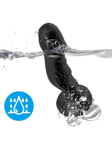 ARMONY - VIBRADOR DILDO E PLUG ANAL CONTROLE REMOTO PRETO
