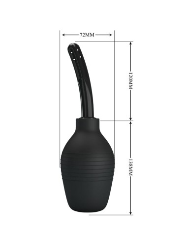 MR PLAY - DUCHA ANAL BLKC SUPER POWER PRETA