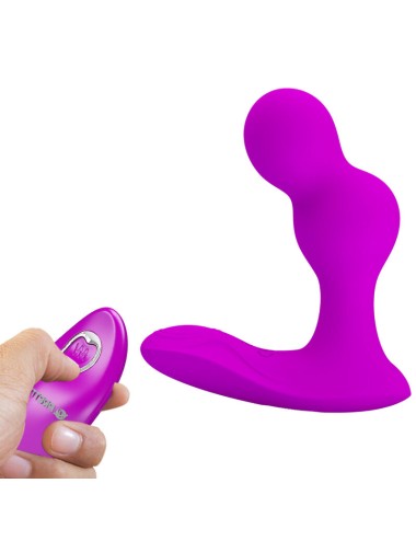 PRETTY LOVE - MASSAGER VIBRADOR ANAL TERRANCE COM CONTROLE REMOTO