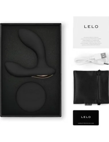 LELO - HUGO 2 MASSAGER DE PRÓSTATA CONTROLE REMOTO PRETO