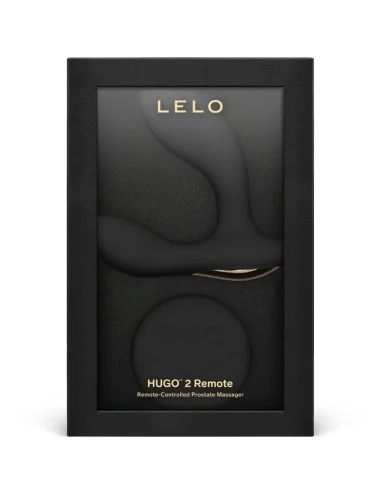 LELO - HUGO 2 MASSAGER DE PRÓSTATA CONTROLE REMOTO PRETO