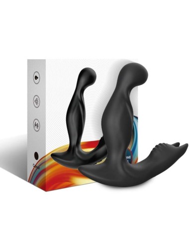 ARMONY - BAT KING VIBRADOR ANAL PRÓSTATA ROTATOR CONTROLE REMOTO PRETO