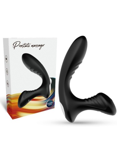 ARMONY - STORM VIBRADOR ANAL PRÓSTATA E PLUG CONTROLE REMOTO PRETO