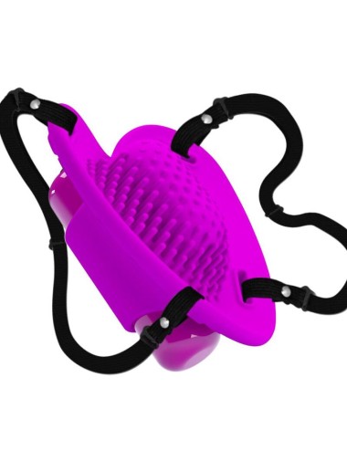 PRETTY LOVE - HEARTBEAT CLITORIS MASSAGER 10 MODOS DE VIBRAO ROXO