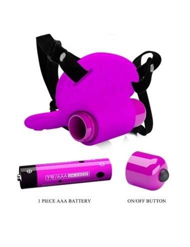 PRETTY LOVE - HEARTBEAT CLITORIS MASSAGER 10 MODOS DE VIBRAO ROXO