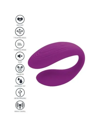 XOCOON - VIBRADOR PARA CASAIS BOUND LOVE ROXO