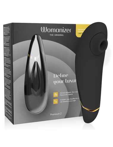 WOMANIZER - PREMIUM 2 ESTIMULADOR CLITORIAL PRETO