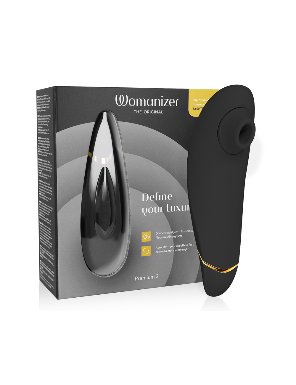 WOMANIZER - PREMIUM 2 ESTIMULADOR CLITORIAL PRETO WOMANIZER - PREMIUM 2 ESTIMULADOR CLITORIAL PRETO