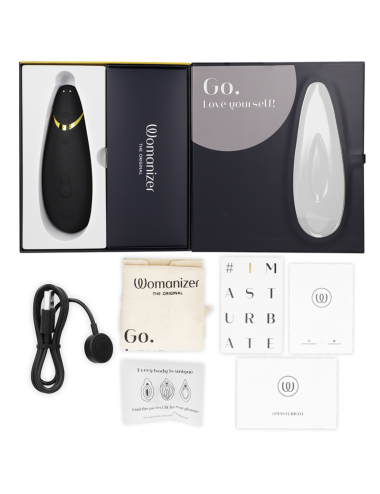 WOMANIZER - PREMIUM 2 ESTIMULADOR CLITORIAL PRETO