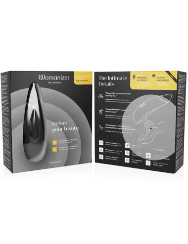 WOMANIZER - PREMIUM 2 ESTIMULADOR CLITORIAL PRETO