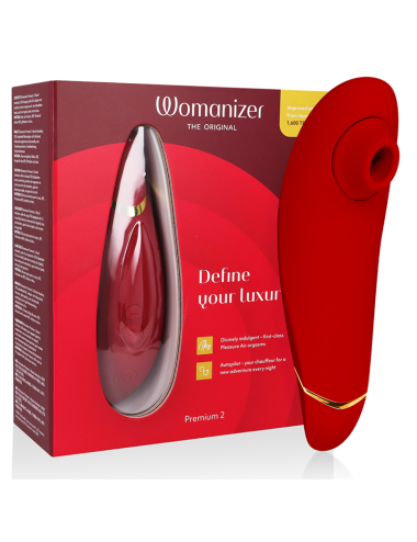 WOMANIZER - PREMIUM 2 ESTIMULADOR CLITORIAL BORDEAUX