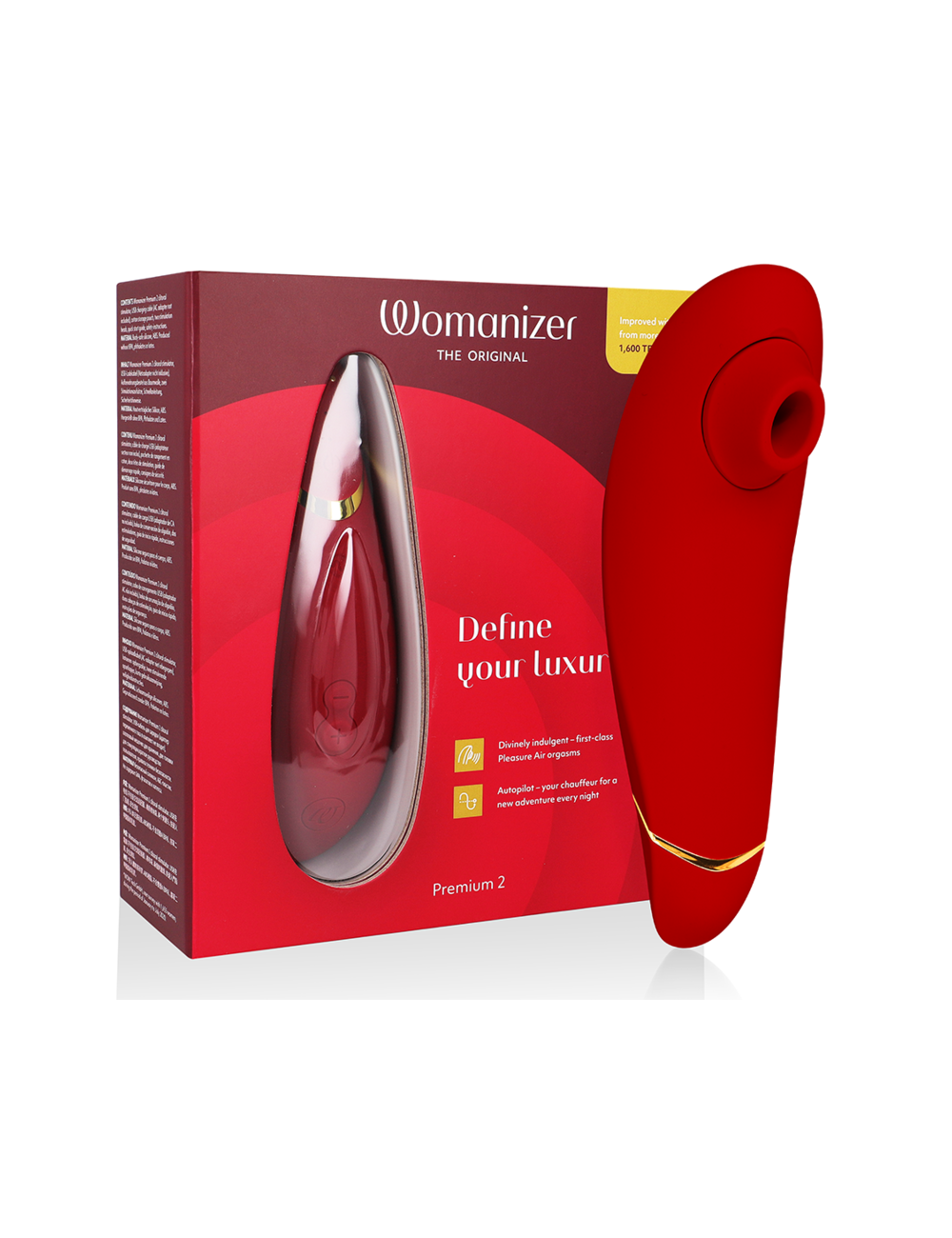 WOMANIZER - PREMIUM 2 ESTIMULADOR CLITORIAL BORDEAUX WOMANIZER - PREMIUM 2 ESTIMULADOR CLITORIAL BORDEAUX