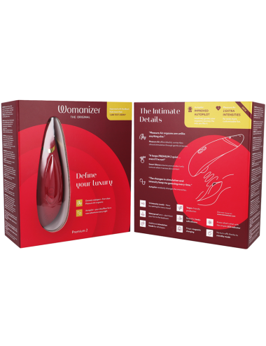 WOMANIZER - PREMIUM 2 ESTIMULADOR CLITORIAL BORDEAUX