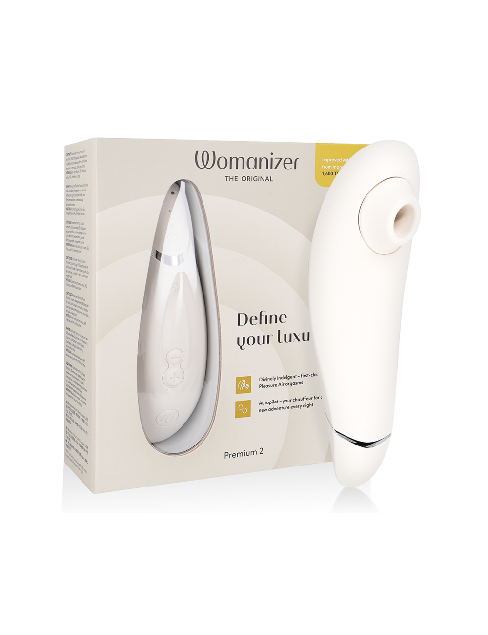 WOMANIZER - PREMIUM 2 ESTIMULADOR CLITORIAL WARM GREY WOMANIZER - PREMIUM 2 ESTIMULADOR CLITORIAL WARM GREY
