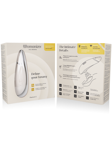 WOMANIZER - PREMIUM 2 ESTIMULADOR CLITORIAL WARM GREY