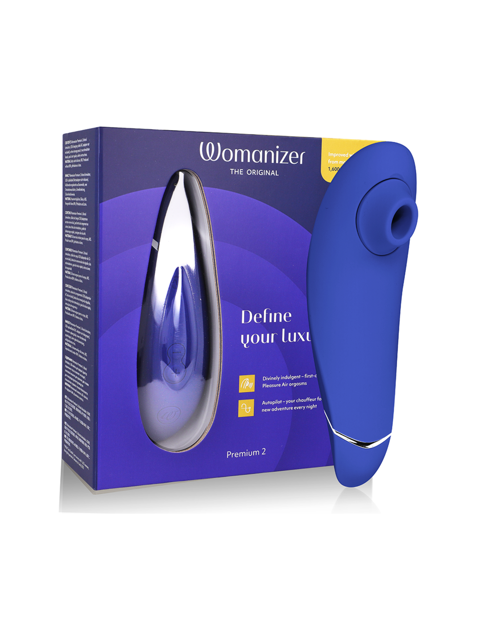 WOMANIZER - PREMIUM 2 ESTIMULADOR CLITORIAL BLUEBERRY