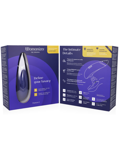 WOMANIZER - PREMIUM 2 ESTIMULADOR CLITORIAL BLUEBERRY