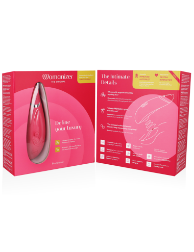 WOMANIZER - PREMIUM 2 ESTIMULADOR CLITORIAL RASPBERRY