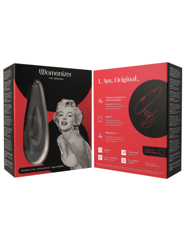 WOMANIZER - MARILYN MONROE CLASSIC 2 CLITORAL STIMULATOR BLACK MARBLE