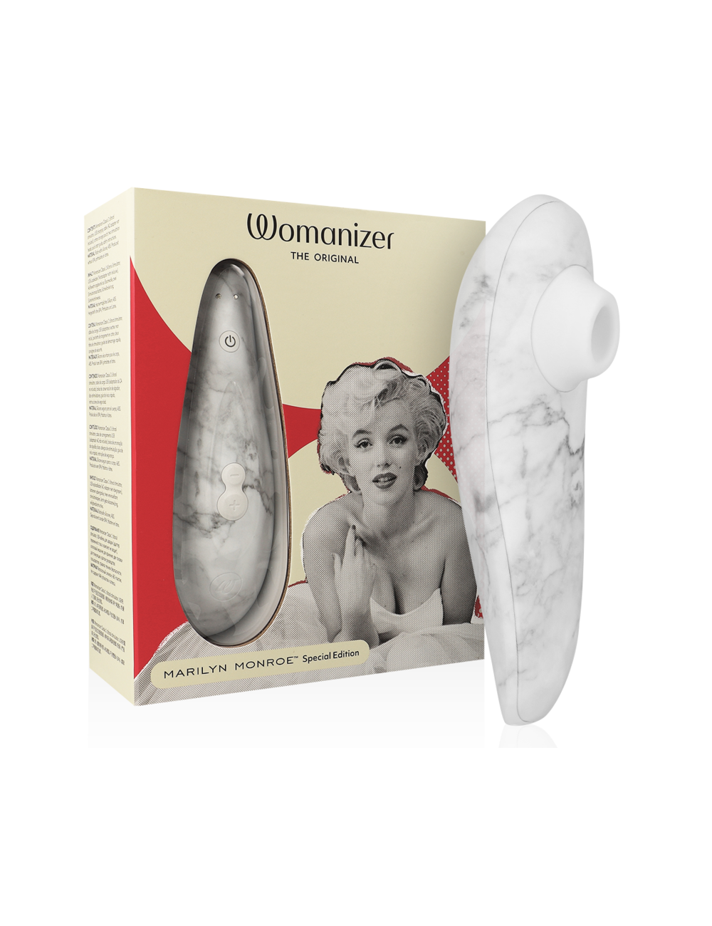 WOMANIZER - MARILYN MONROE CLASSIC 2 ESTIMULADOR CLITORIAL BRANCO DE MÁRMORE WOMANIZER - MARILYN MONROE CLASSIC 2 ESTIMULADOR CLITORIAL BRANCO DE MÁRMORE