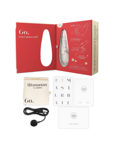 WOMANIZER - MARILYN MONROE CLASSIC 2 ESTIMULADOR CLITORIAL BRANCO DE MÁRMORE
