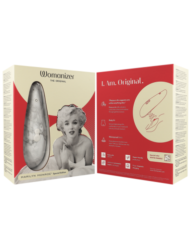 WOMANIZER - MARILYN MONROE CLASSIC 2 ESTIMULADOR CLITORIAL BRANCO DE MÁRMORE