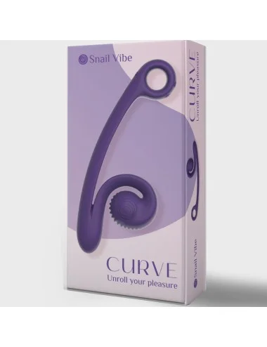 SNAIL VIBE - VIBRADOR CURVA ROXO