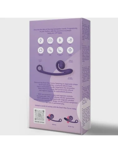 SNAIL VIBE - VIBRADOR CURVA ROXO