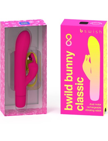 B SWISH - BWILD BUNNY INFINITE CLASSIC RECARREGVEL VIBRADOR ROSA SILICONE