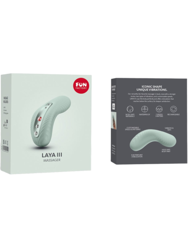 FUN FACTORY - VIBRADOR LAY-ON RECARREGVEL LAYA III VERDE SBIO