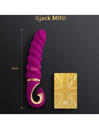 G-VIBE - GJACK MINI VIBRADOR DE SILICONE ROXO