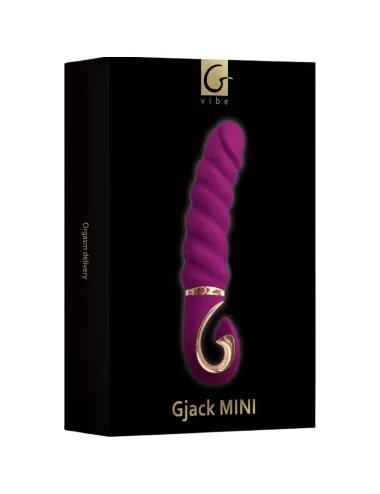 G-VIBE - GJACK MINI VIBRADOR DE SILICONE ROXO